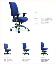 Ecco Ergonomic Chairs. Back Heights, Seat Widths, Ergo Actions. Heavy Duty Afrdi Tested 135Kg